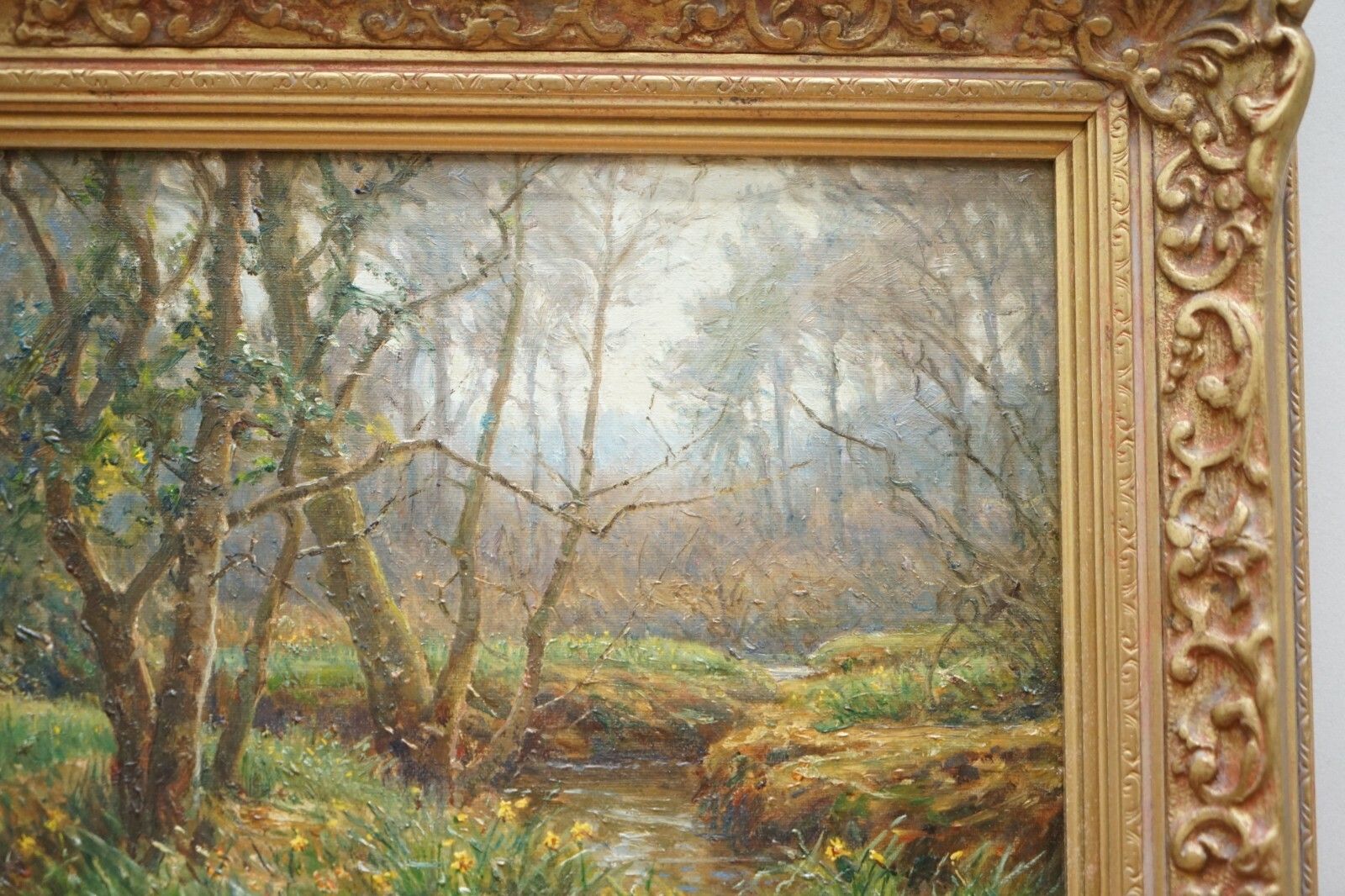 Frederick Golden Short New Forest Woodland Signed & Dated 1920 Oil Painting photo buy