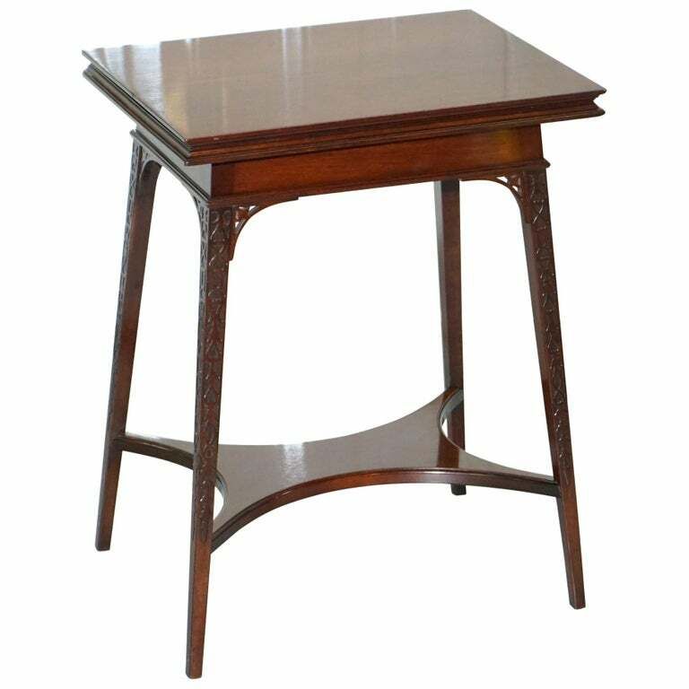 Original Rare Gillows Lancaster Circa 1789 95 Mahogany Fold Over Game Card Table