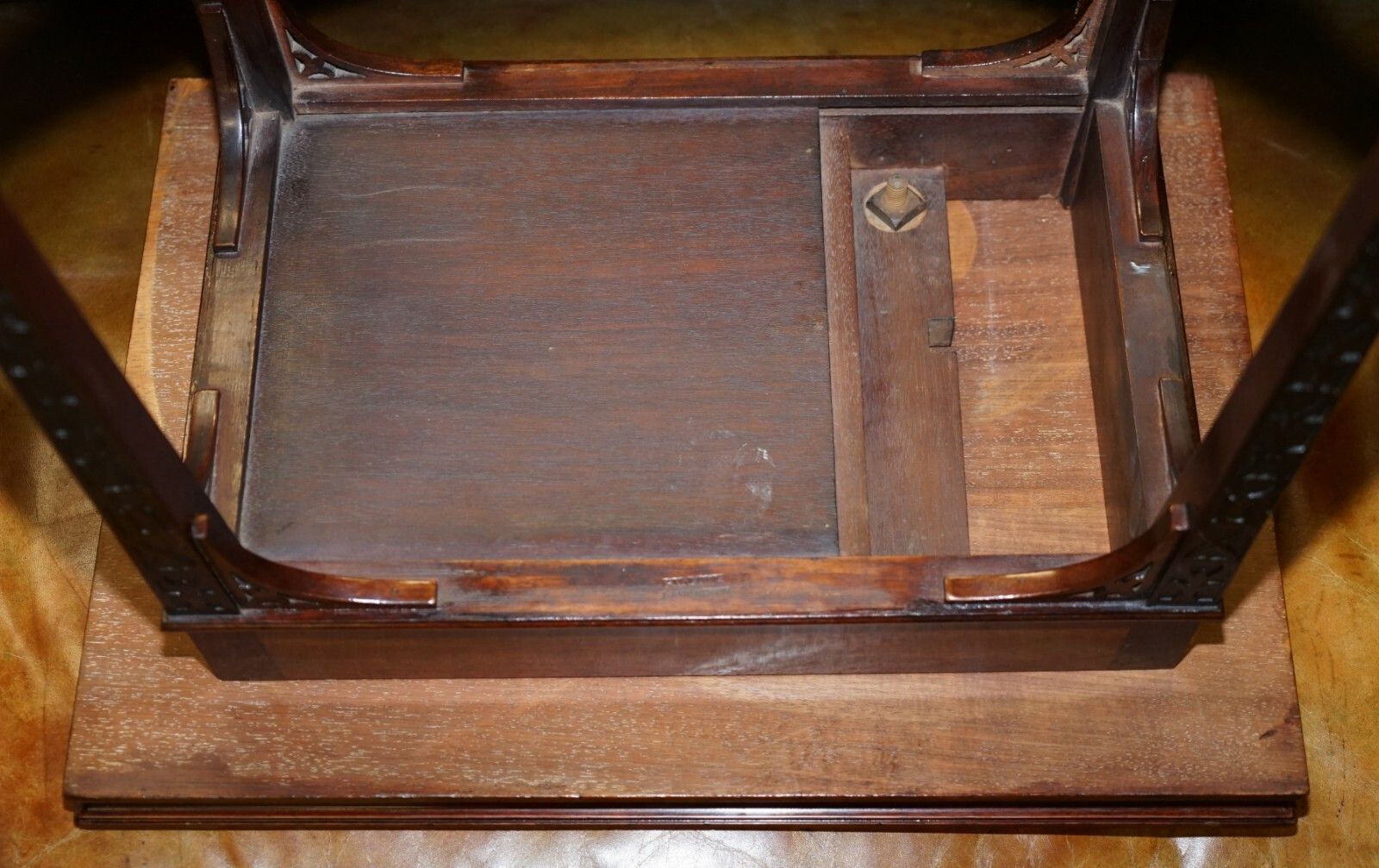 Furniture Original Rare Gillows Lancaster Circa 1789 95 Mahogany Fold Over Game Card Table photo