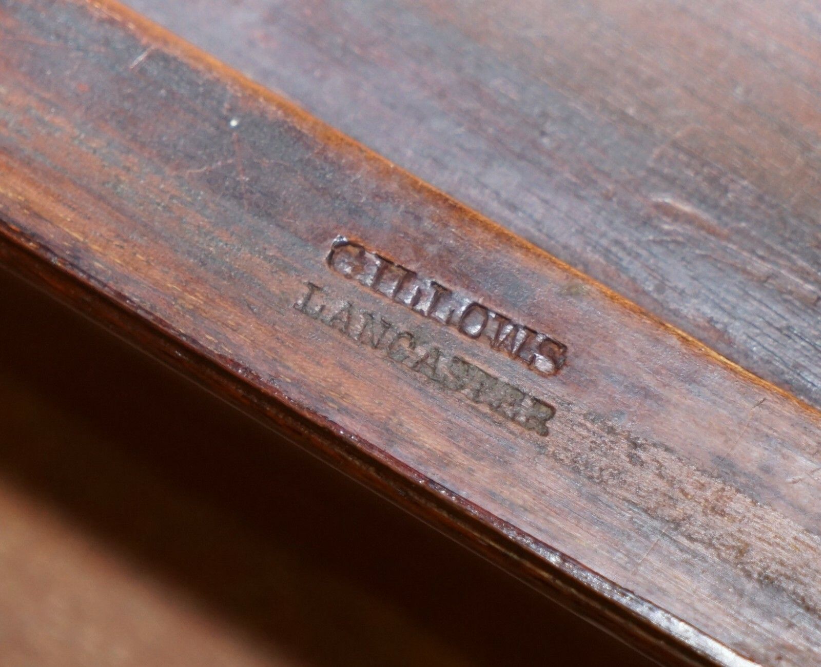 3243.0 Original Rare Gillows Lancaster Circa 1789 95 Mahogany Fold Over Game Card Table photo