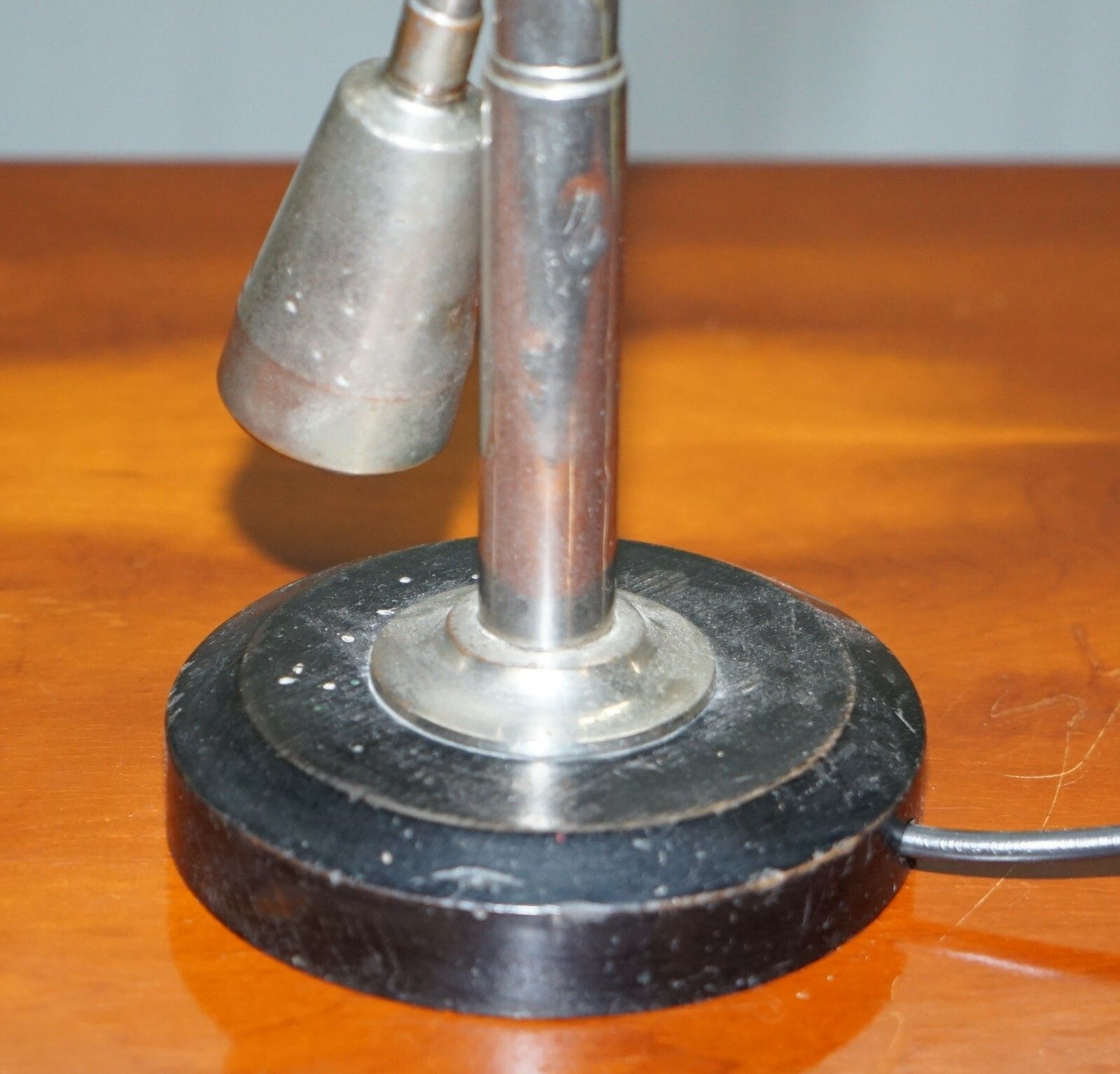 Lighting Rare Original Circa 1925 Art Deco Edouard Wilfred Buquet French Articulated Lamp photo