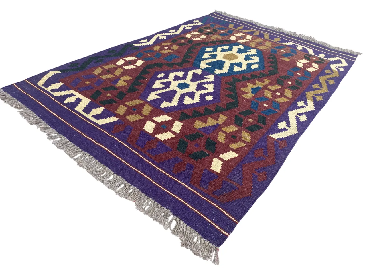 3x5 Kilim Flatweave Area Kitchen Bedroom Living Room Rug photo for sale