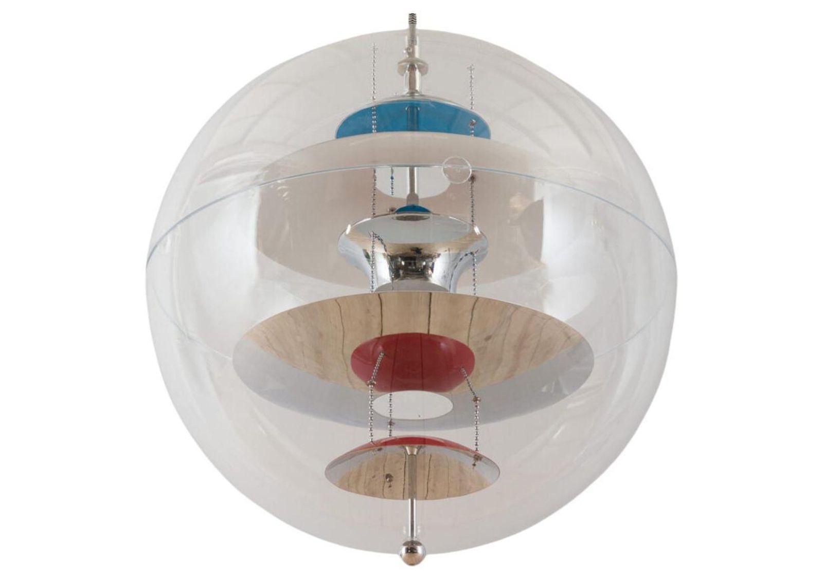 Verner Panton Cs607 Lucite Ceiling Pendant Light By Frandsen Lighting A/S Of Denmark Labelled To The Interior And Stamped photo for sale