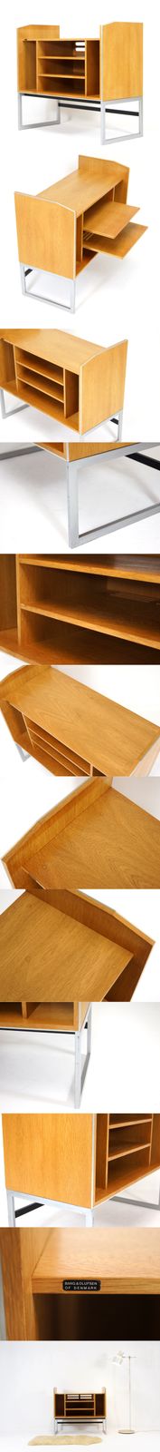 Retro Vintage Danish Bang & Olufsen Hi Fi  Cabinet Vinyl Storage Oak 1960s 70s photo furniture