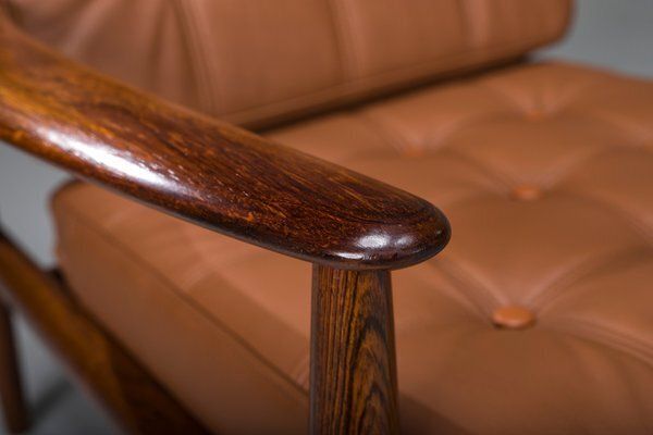 Set Of Model 118 Armchairs In Rosewood By Grete Jalk For France & Son, 1960s photo vinterior