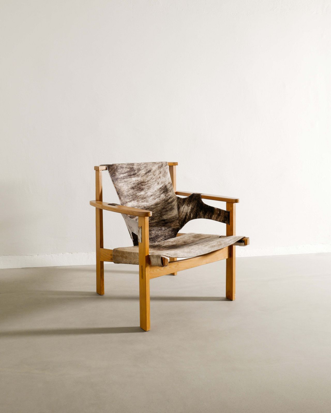 Vintage Swedish Mid Century Wooden "Trienna" Armchair By Carl Axel Acking For Nordiska Kompaniet, 1950s
