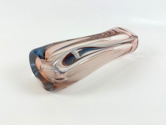 Art Glass Vase Attributed To Rudolf Beranek For Skrdlovice, 1960s photo vintage