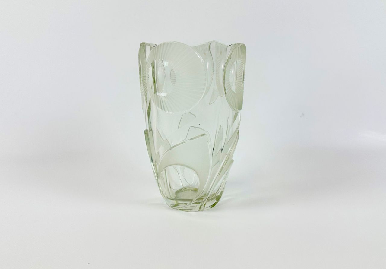 Art Deco Vase Attributed To Rudolf Hloušek For železný Brod, 1930s photo buy