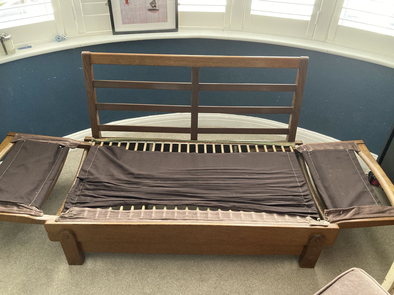 Heal’s Parker Knoll Oak Sofa, 1930s photo 1500.0