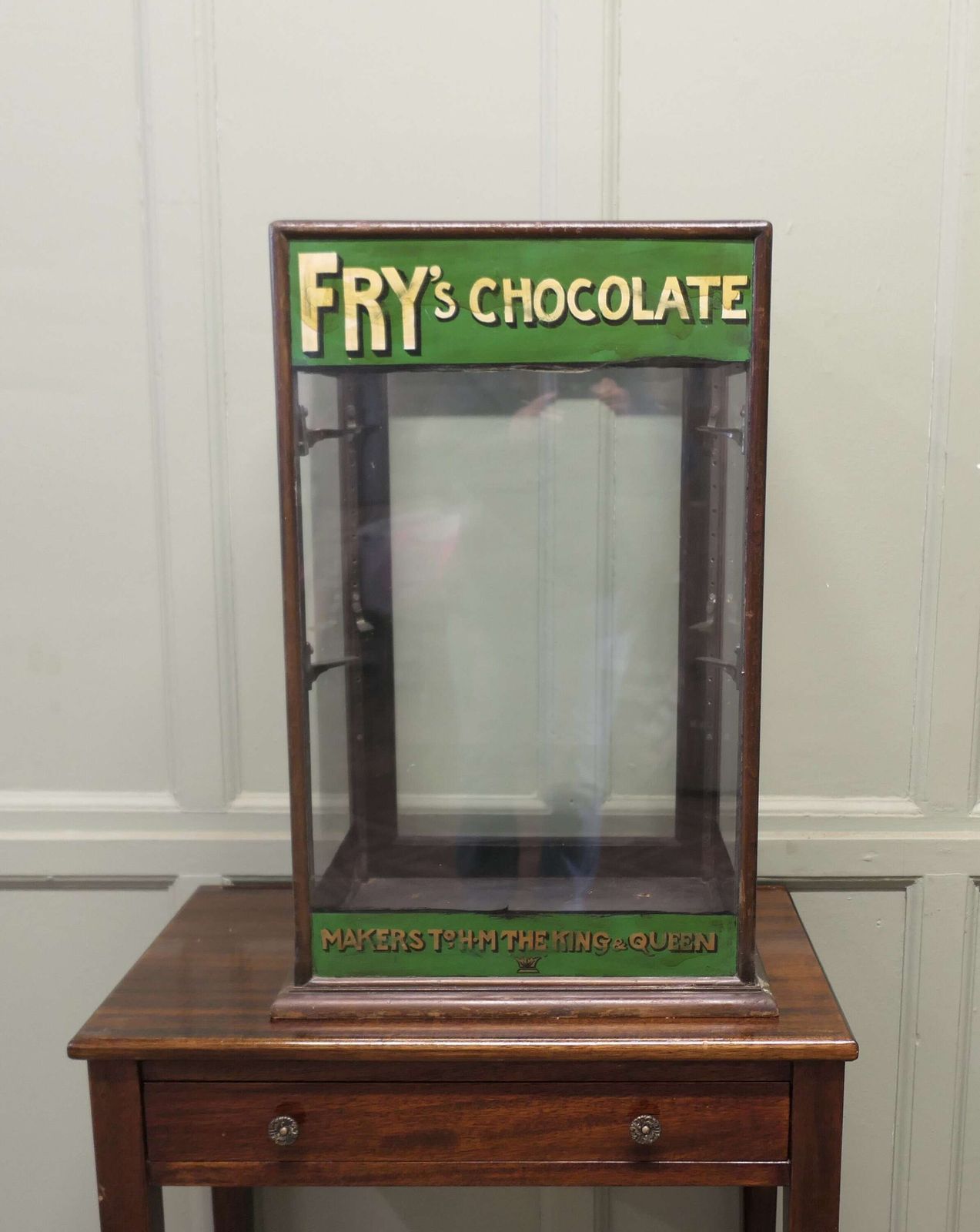 Edwardian Fry’s Counter Top Shop Display Cabinet photo furniture