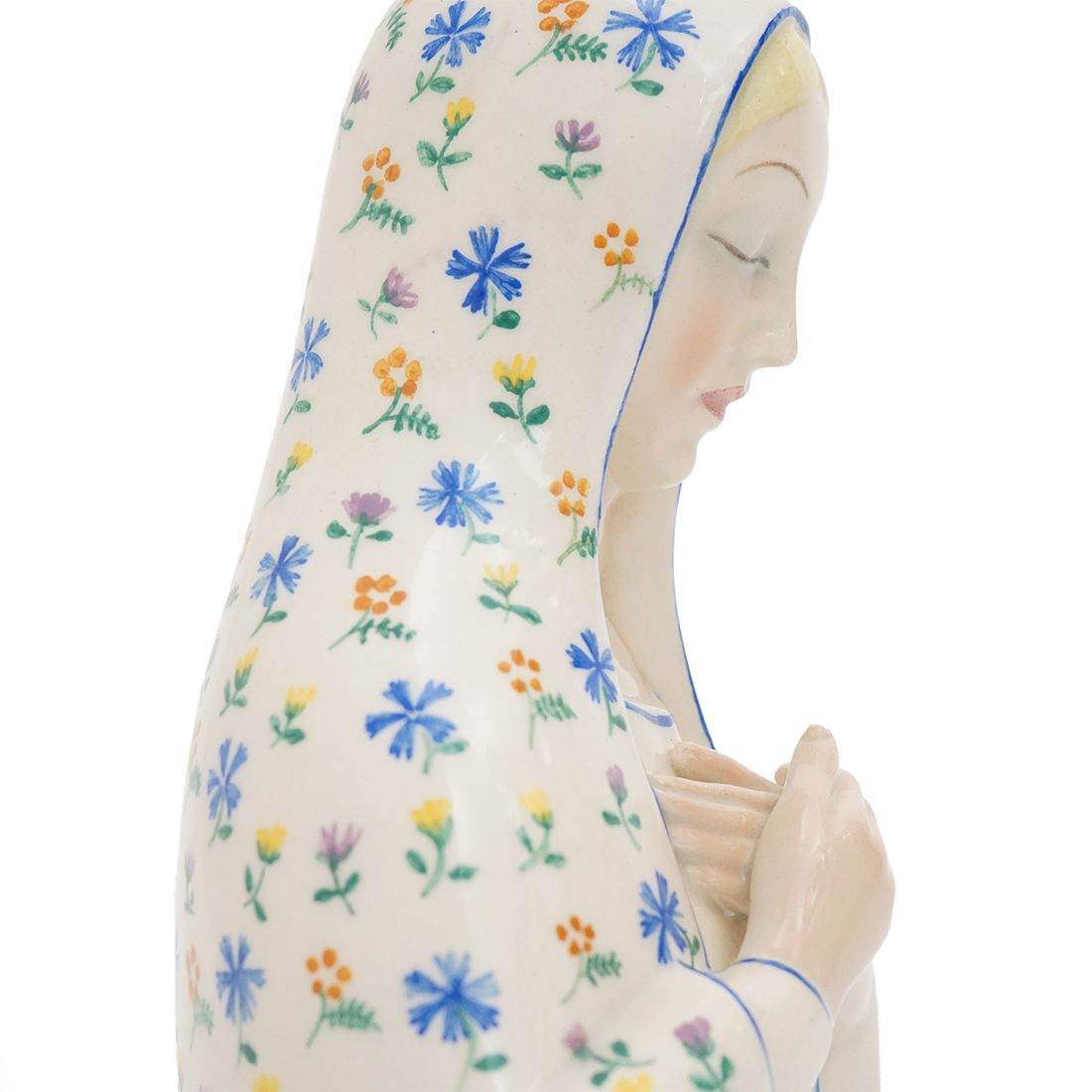 photo for sale Ceramic Sculpture “Madonna” By Pietro Spertini For Lenci, 1930s