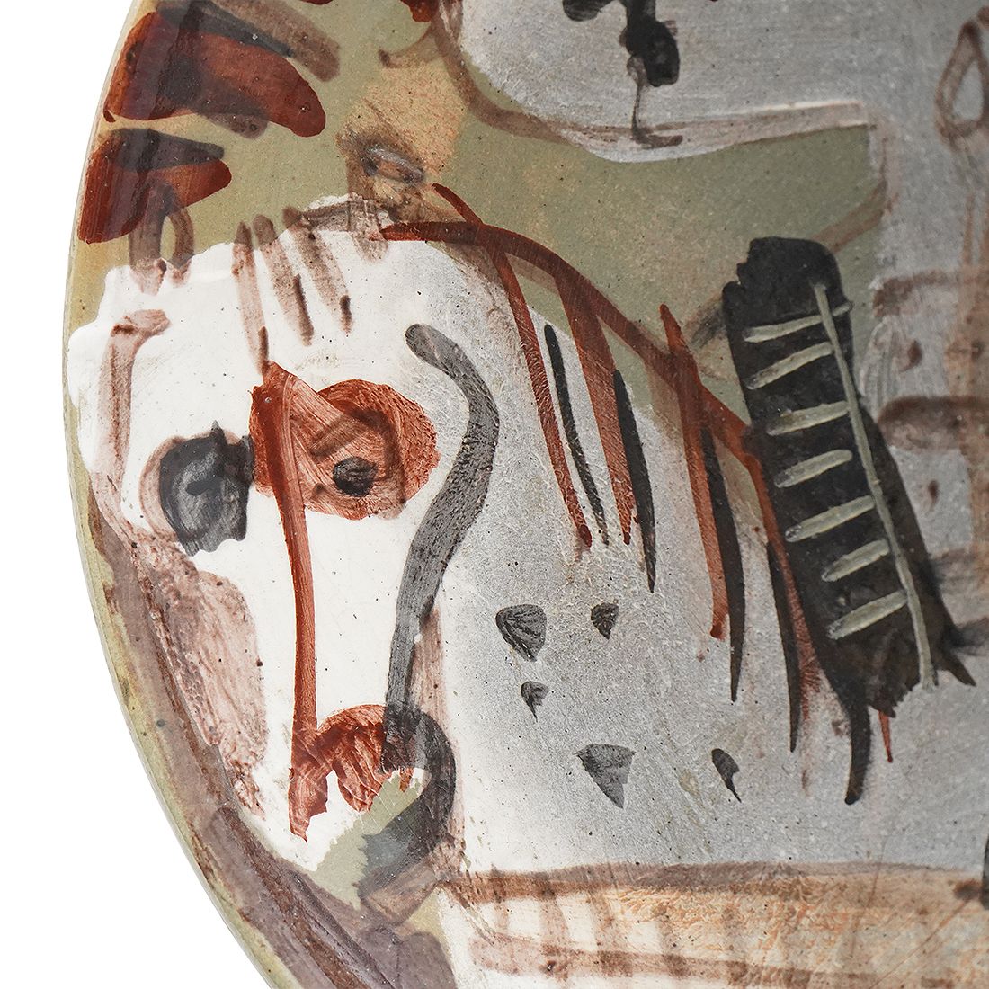Emanuele Luzzati, “Knight” Ceramic Plate For Pozzo Garitta Of Albisola photo buy