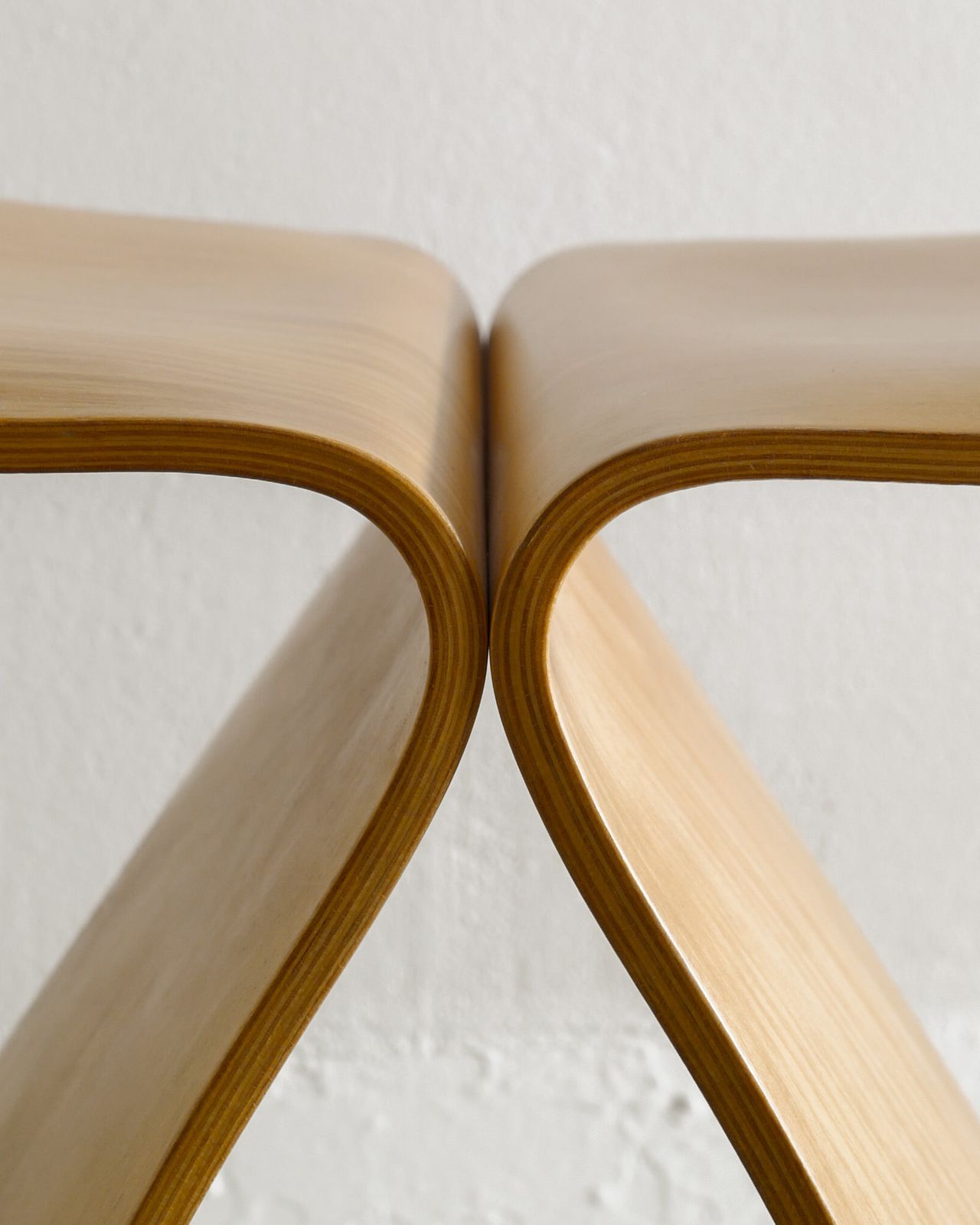 Vintage Japanese Mid Century Wooden "Butterfly" Stool By Sori Yanagi For Tendo Mokko Japan, 1980s photo 2000.0