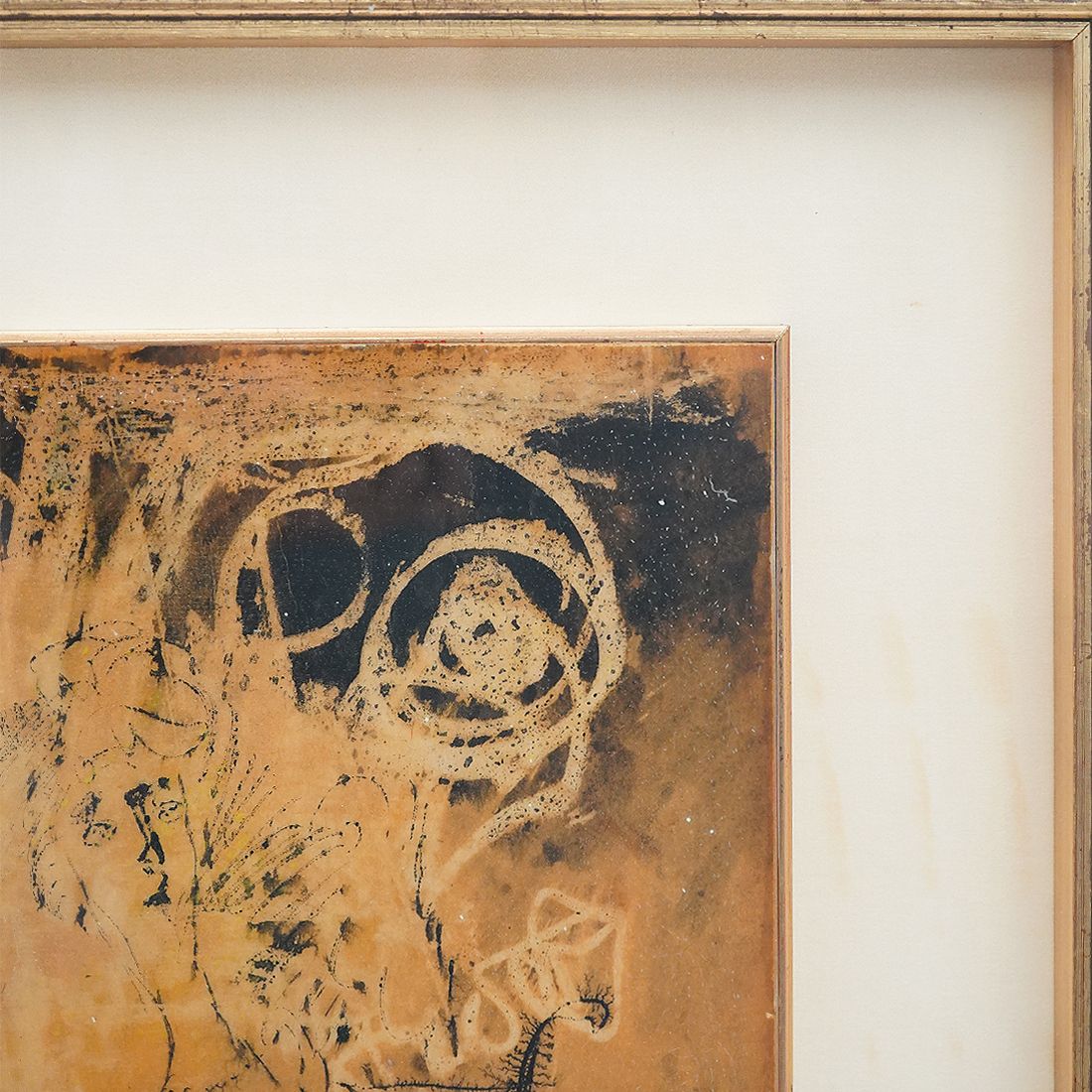 Giovanni Battista De Salvo, Ink On Masonite, 1950s photo 940.0