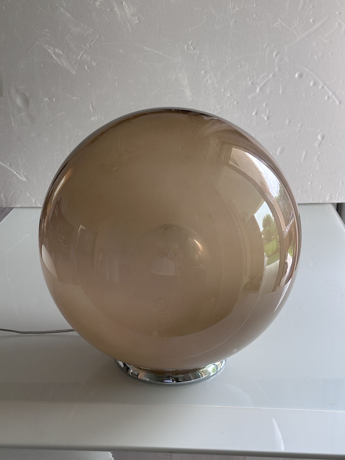 Italian Table Lamp Murano Glass By Simoeng In Varnished Fume' photo furniture