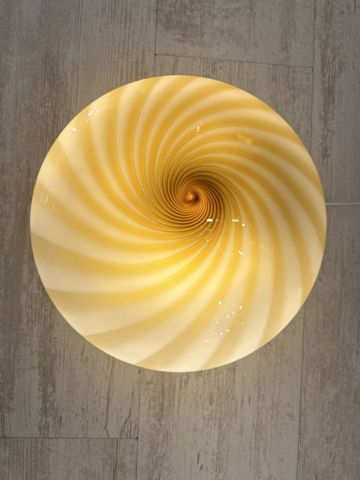 Italian Milky White And Green Swirls Murano Glass Flush Mount Or Wall Sconce photo furniture