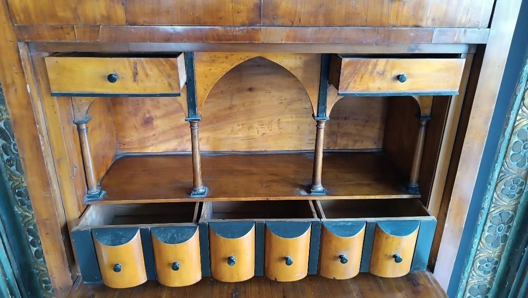 Secretaire Empire Original Early 800 Lucca Tuscany photo vintage