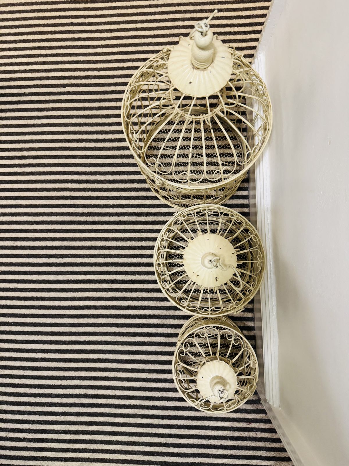 Decorative Bird Cages Set Of 3 photo Home Fixtures