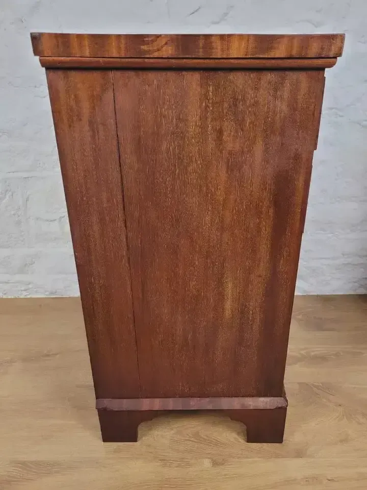 photo for sale Regency Chest Of Drawers Brass Handles Mahogany Antique