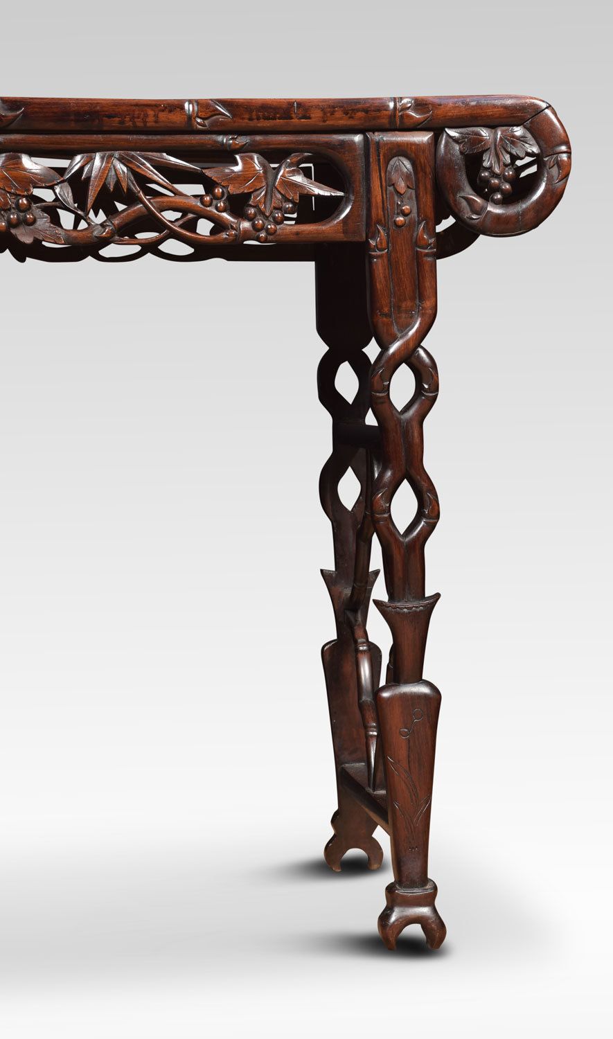 photo furniture Chinese Carved Rosewood Alter Table