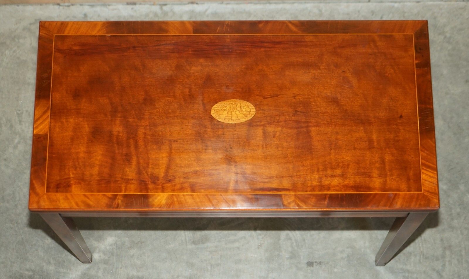 Fine Antique Sheraton Burr & Burl Walnut Card Games Table With Satinwood Detail photo 2950.0