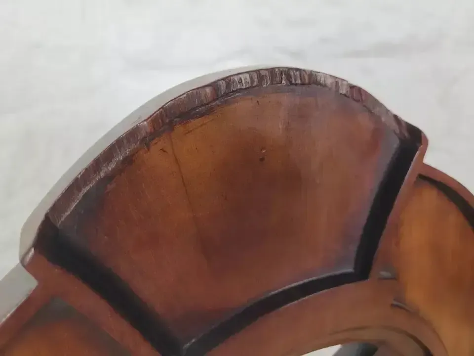 118.0 Georgian Hall Chair Shield Back Circa 1860 Carved English Postage Available photo