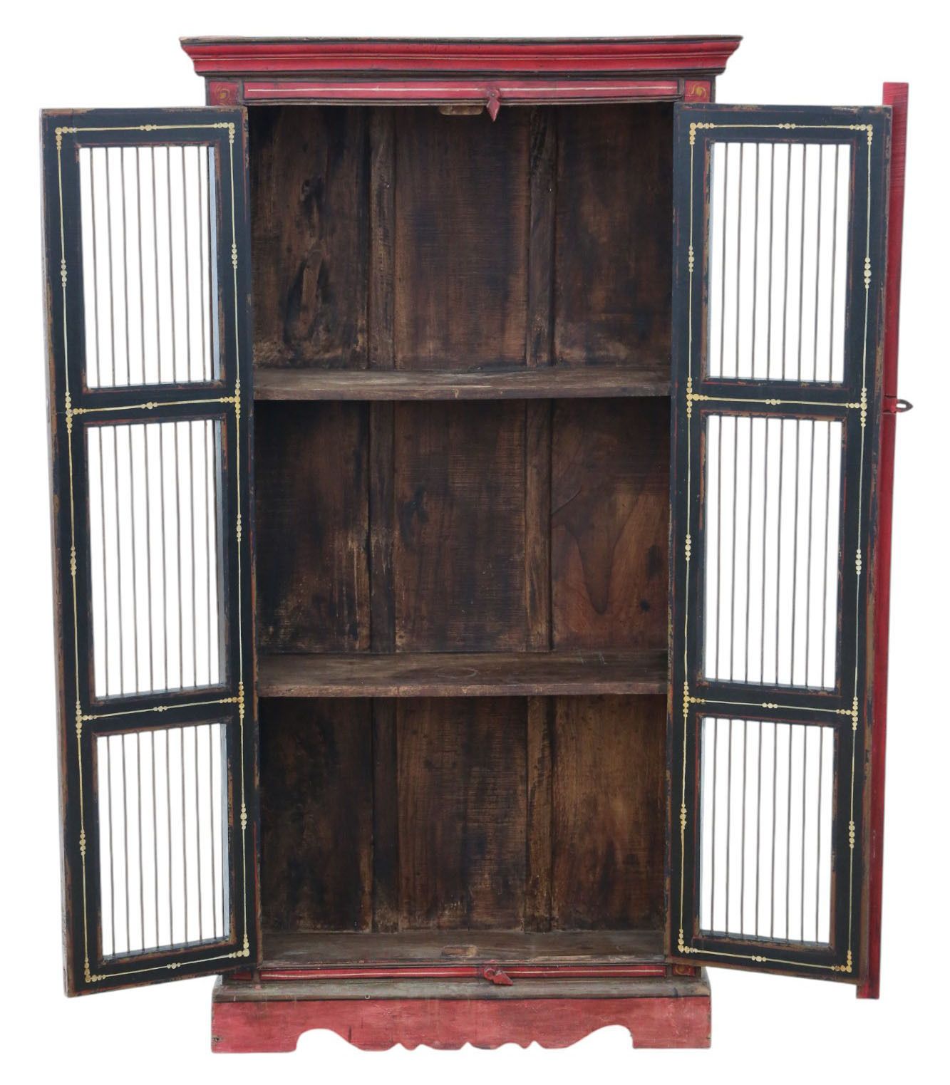 Antique 19th Century Painted Housekeeper’s Larder Cupboard – Fine Quality Storage Furniture photo Furniture