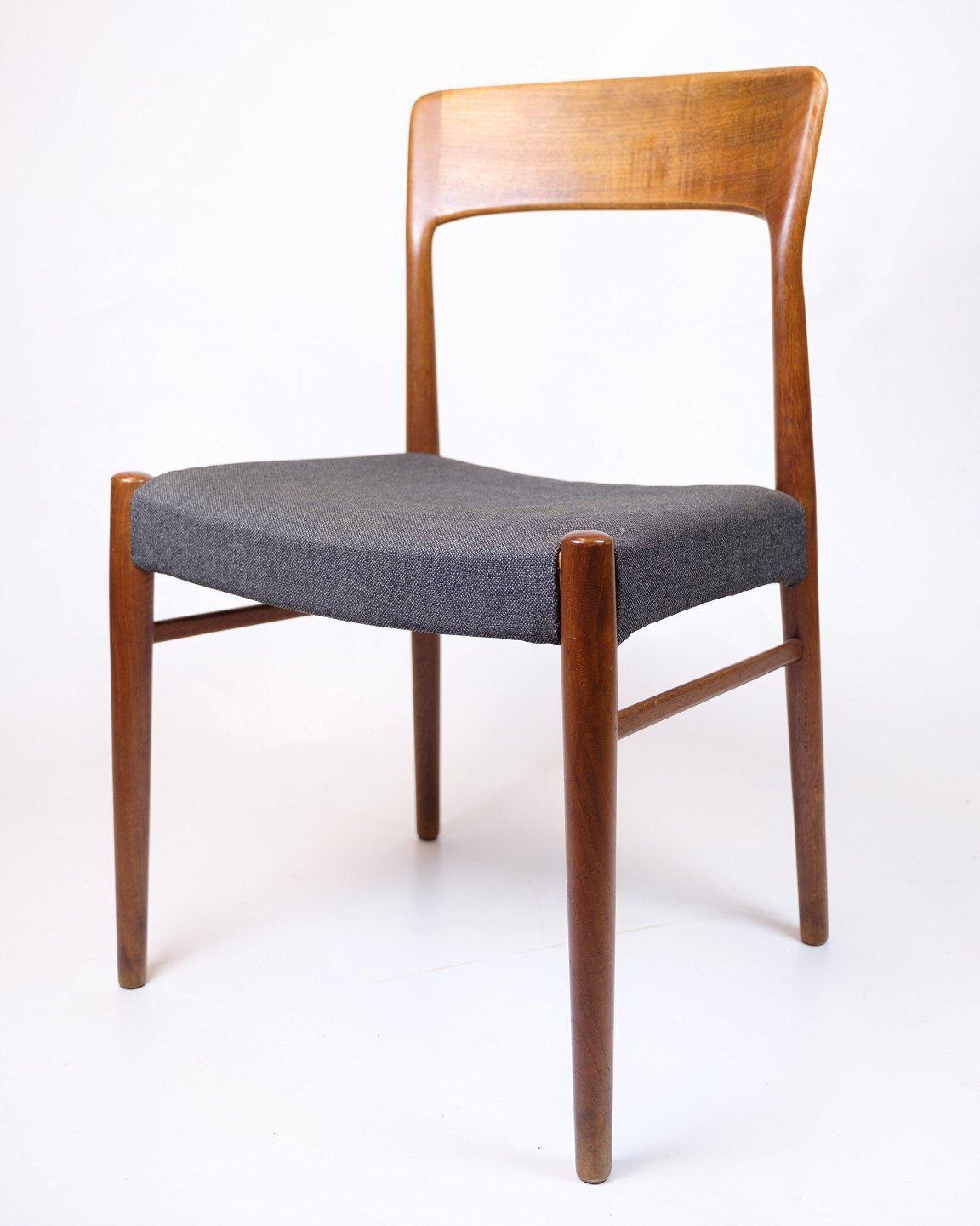 photo for sale Set Of Eight Dining Chairs   Model 26   Teak   Henry Kjærnulf   K/S Korup Chair Factory   1960s