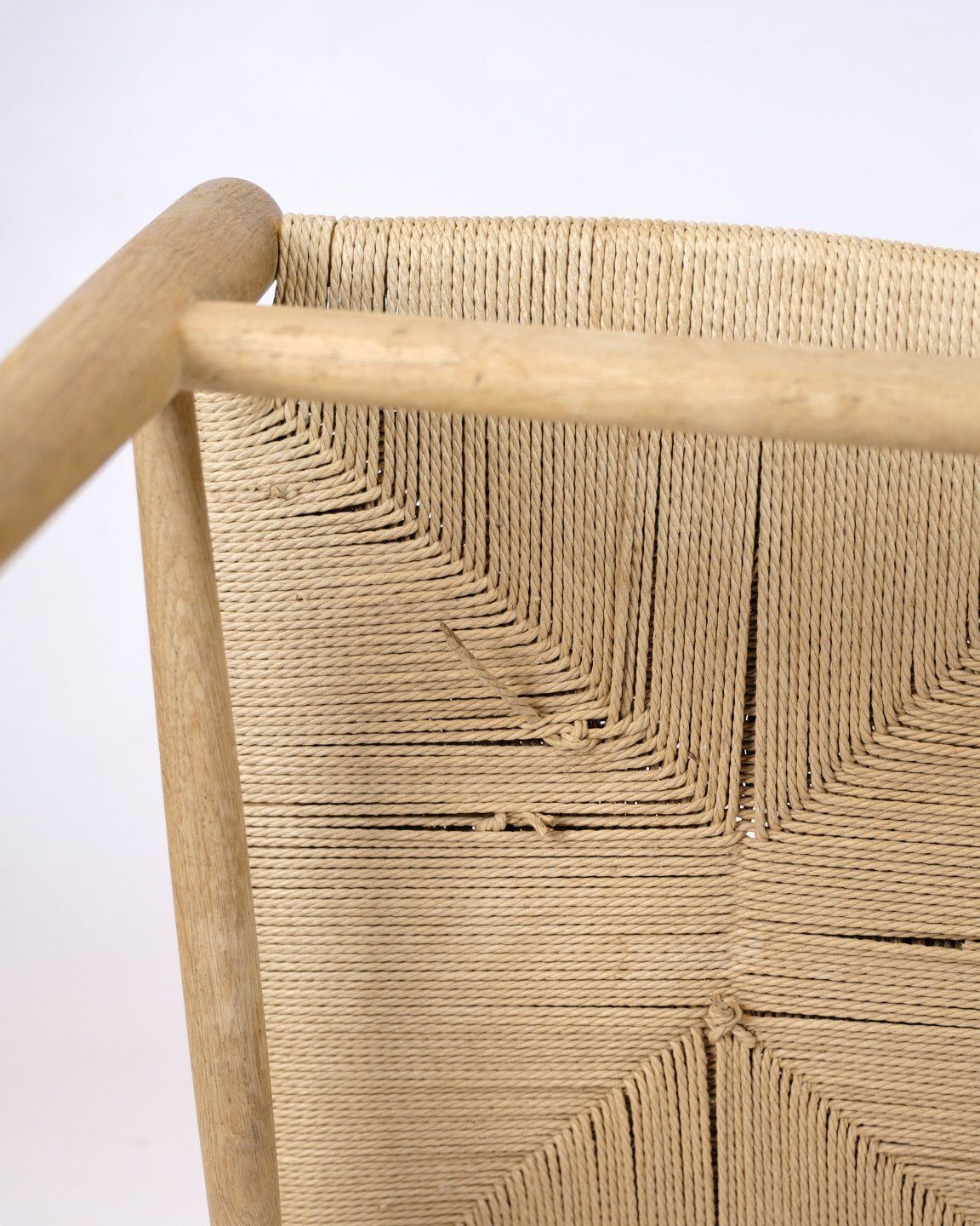 Ch36 Chair   Model Ch36   Oak & Paper Wicker   Hans J. Wegner   Carl Hansen & Son photo vintage