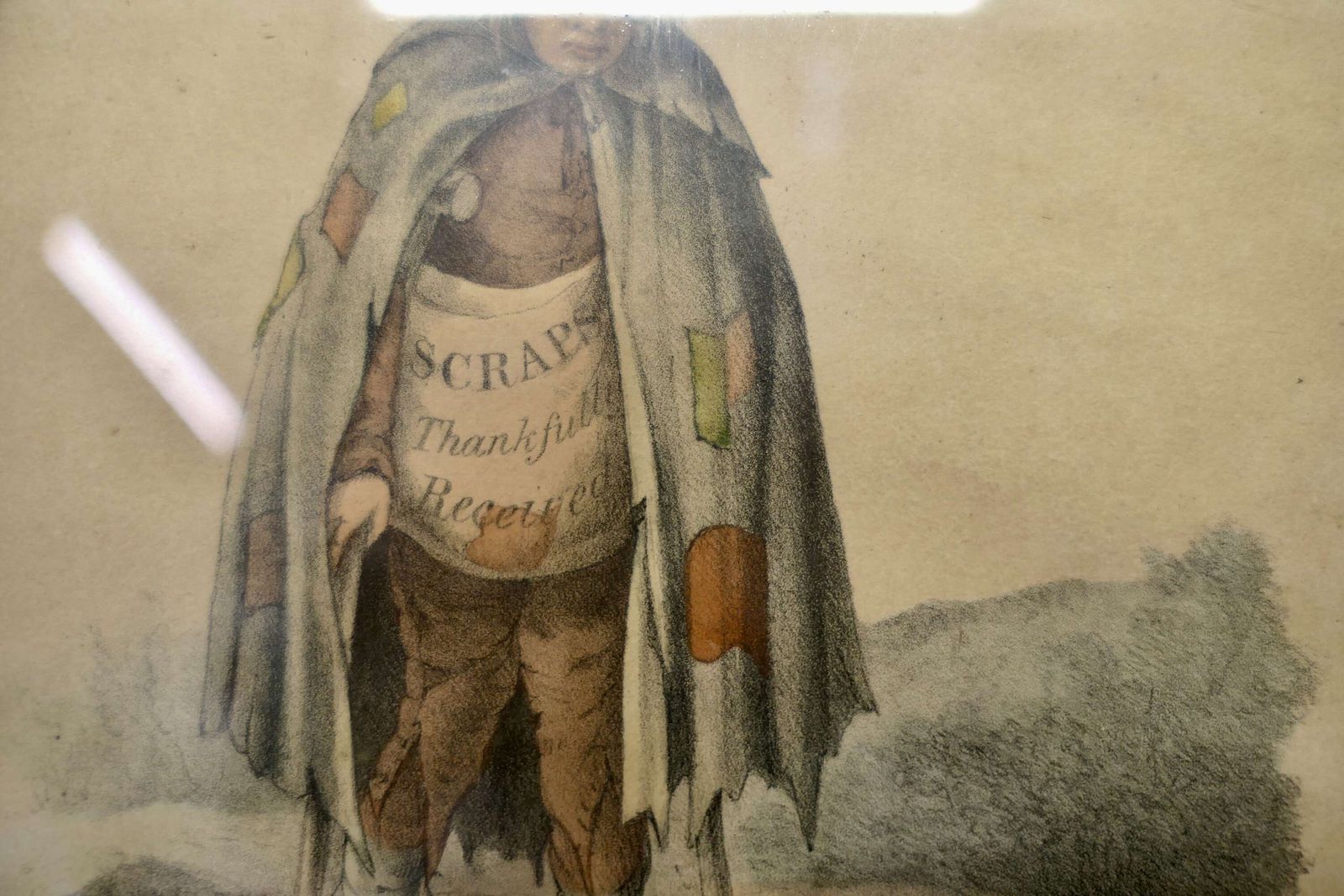 Early 19th Century Print “A Thing Of Shreds And Patches” photo vinterior