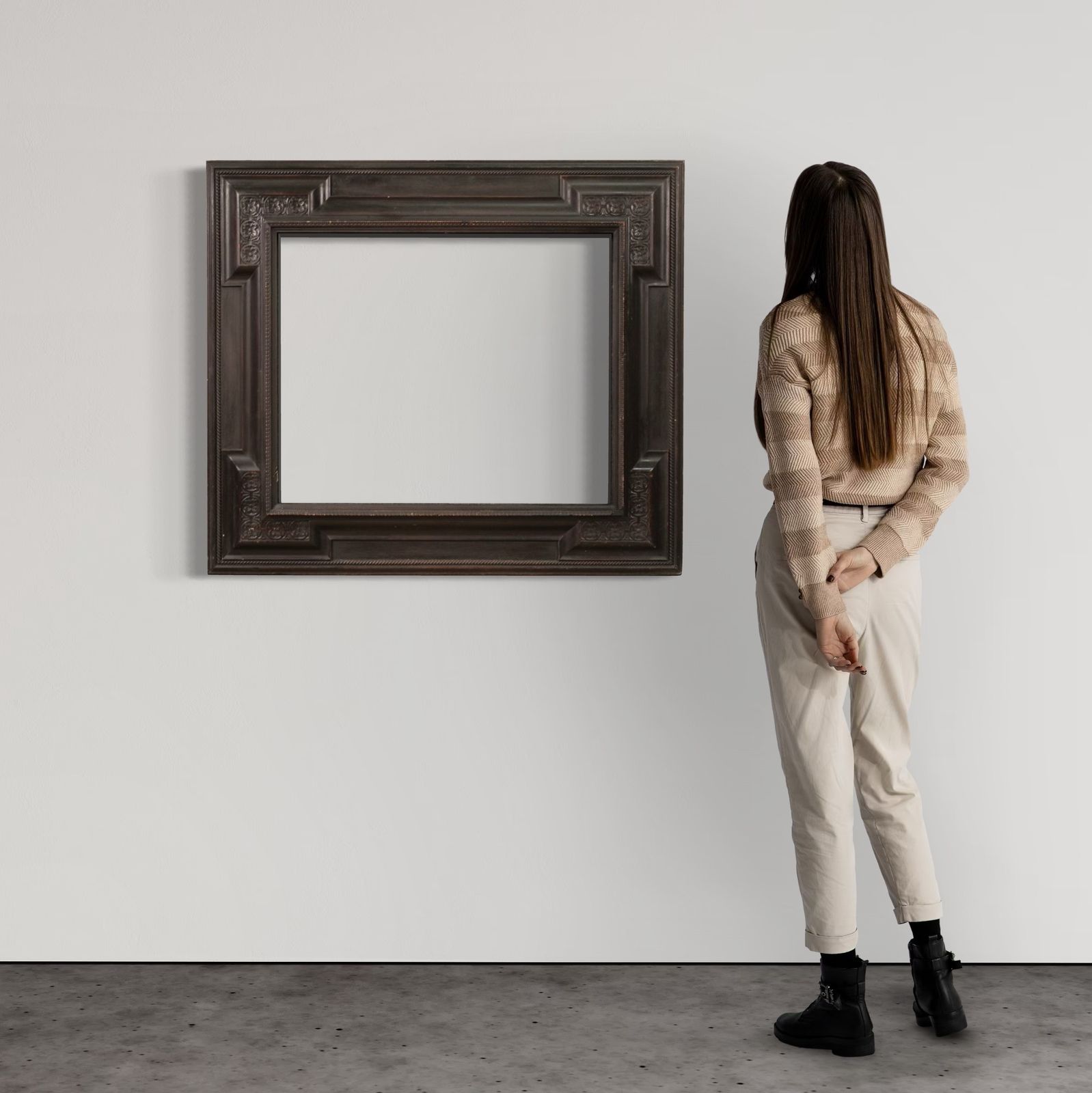 20th Century French Wooden Frame photo for sale