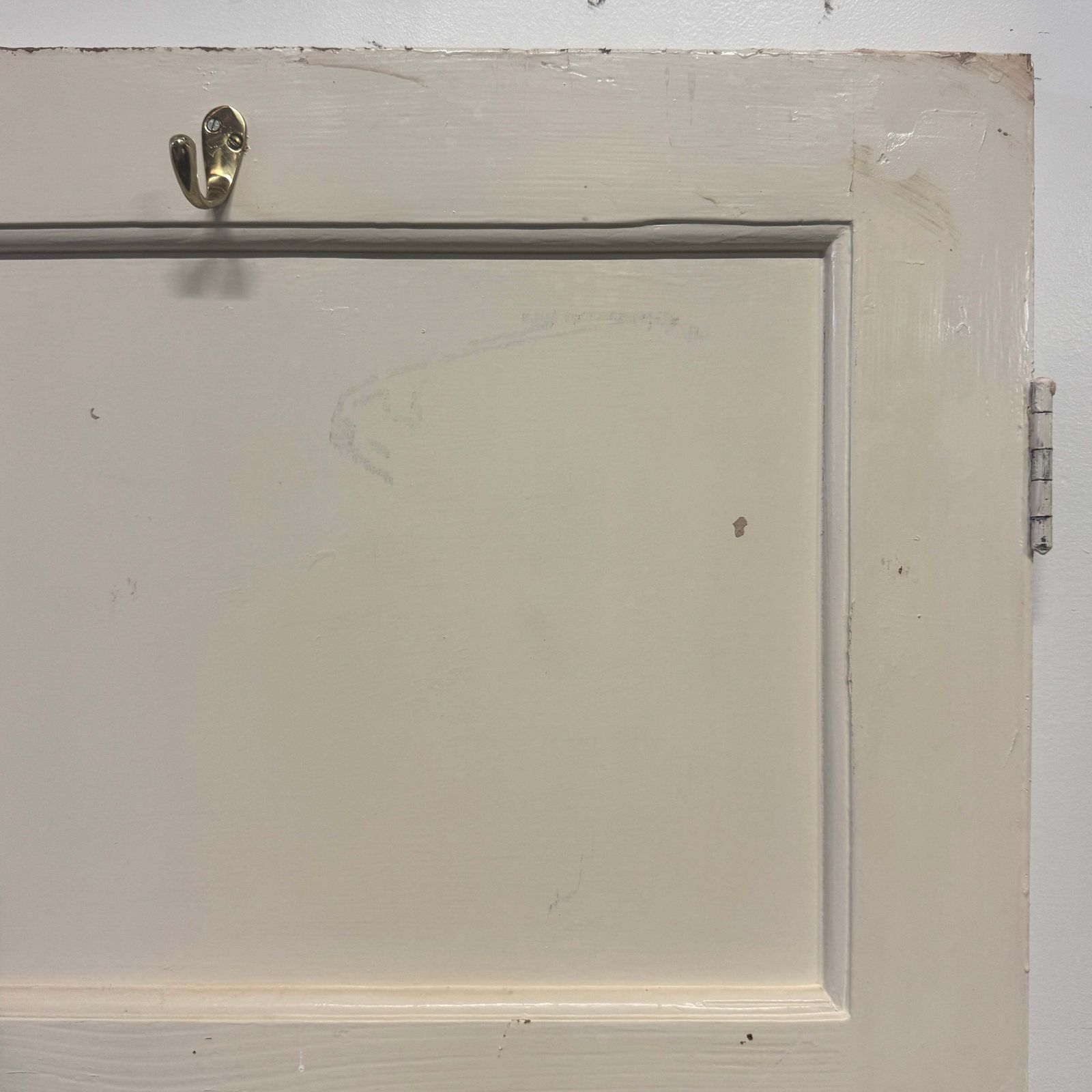 Reclaimed Mid Century 1950s Four Panel Door 196.5cm X 75.5cm photo for sale