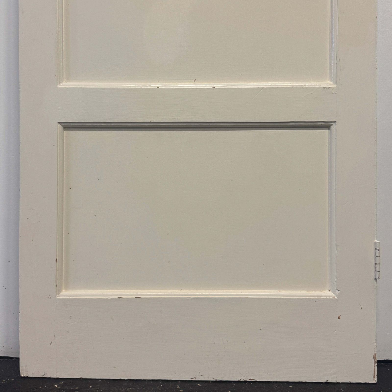 Reclaimed Mid Century 1950s Four Panel Door 196.5cm X 75.5cm photo vintage