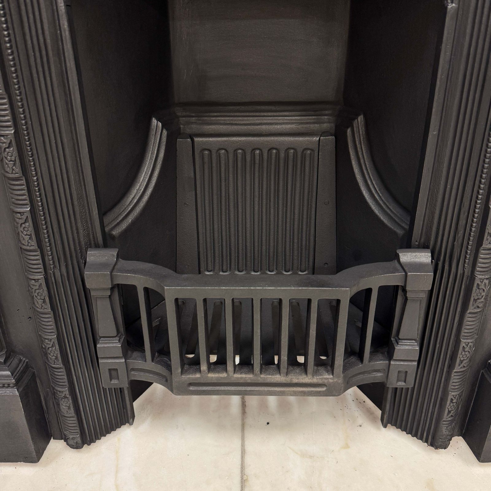 Antique Cast Iron Combination Fireplace photo vinterior
