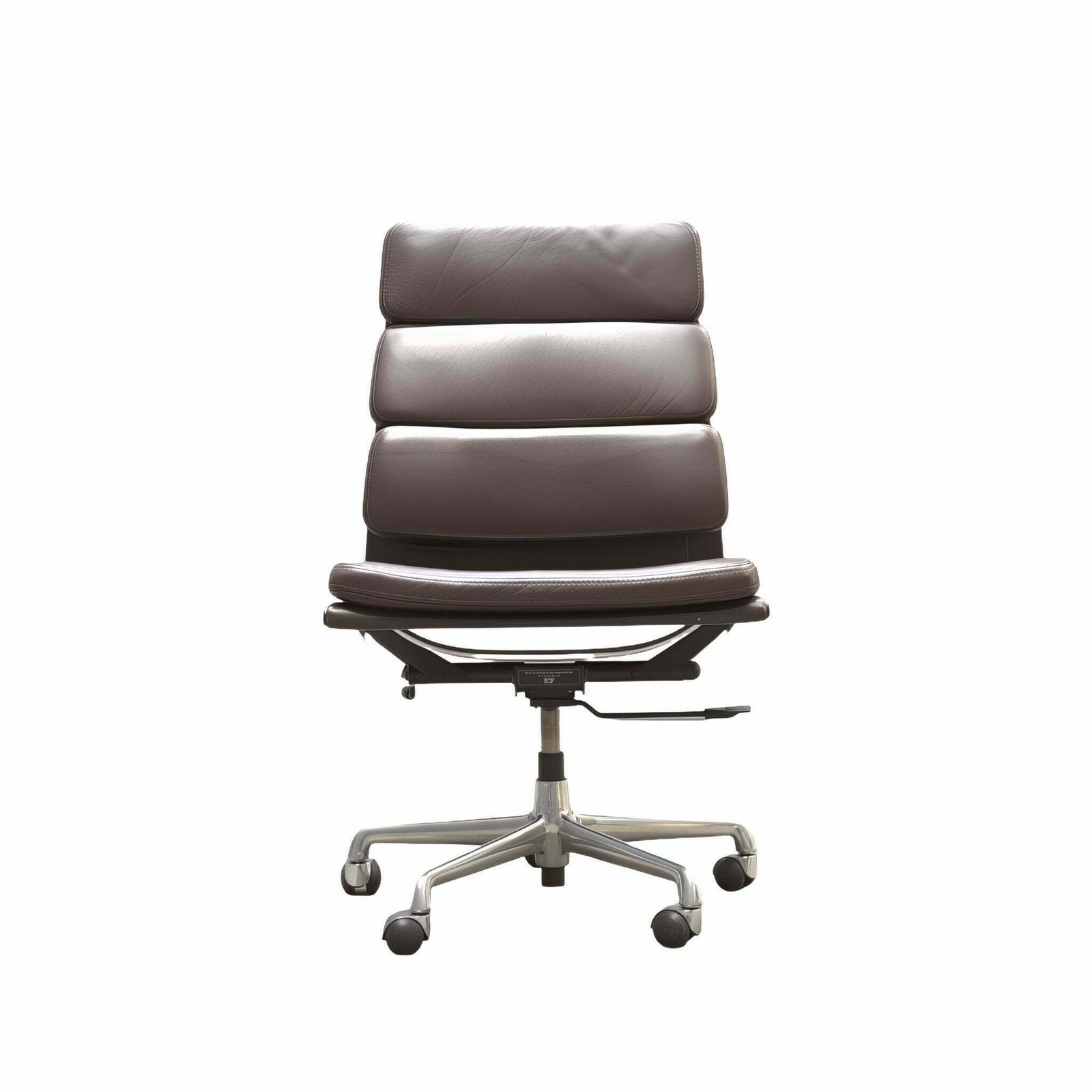Eames Soft Pad Ea219 Armless High Back Leather Office Chair By Icf photo Furniture