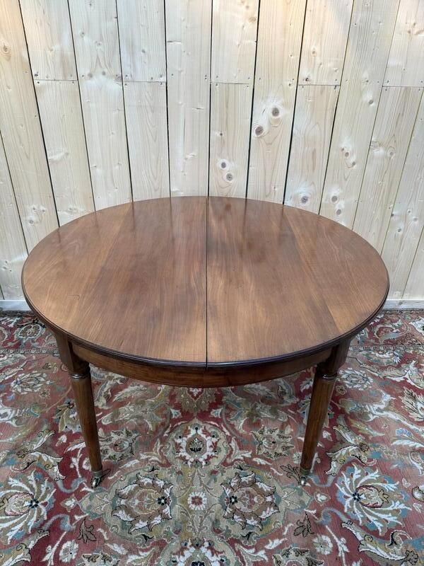 Table à Manger Ronde En Acajou De Style Louis XVI 230 Cm photo Furniture