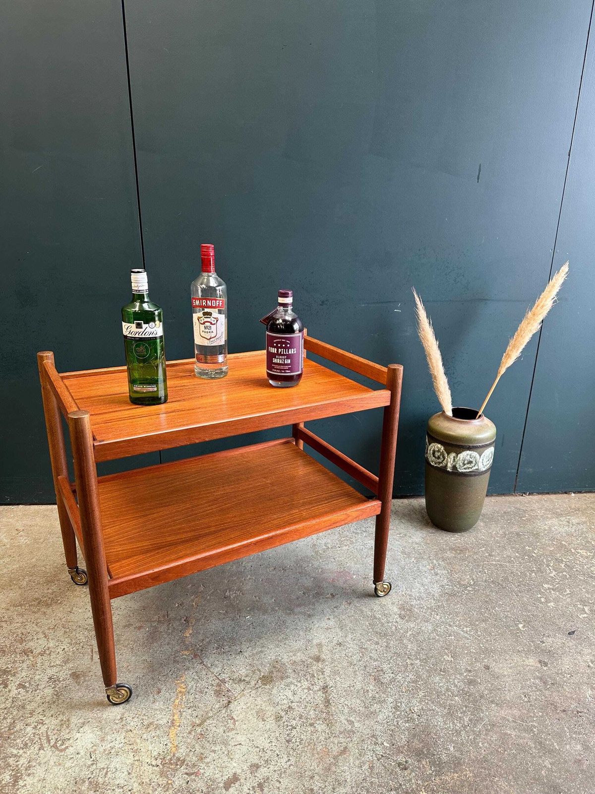 Scandinavian Mid Century Drinks Trolley photo furniture