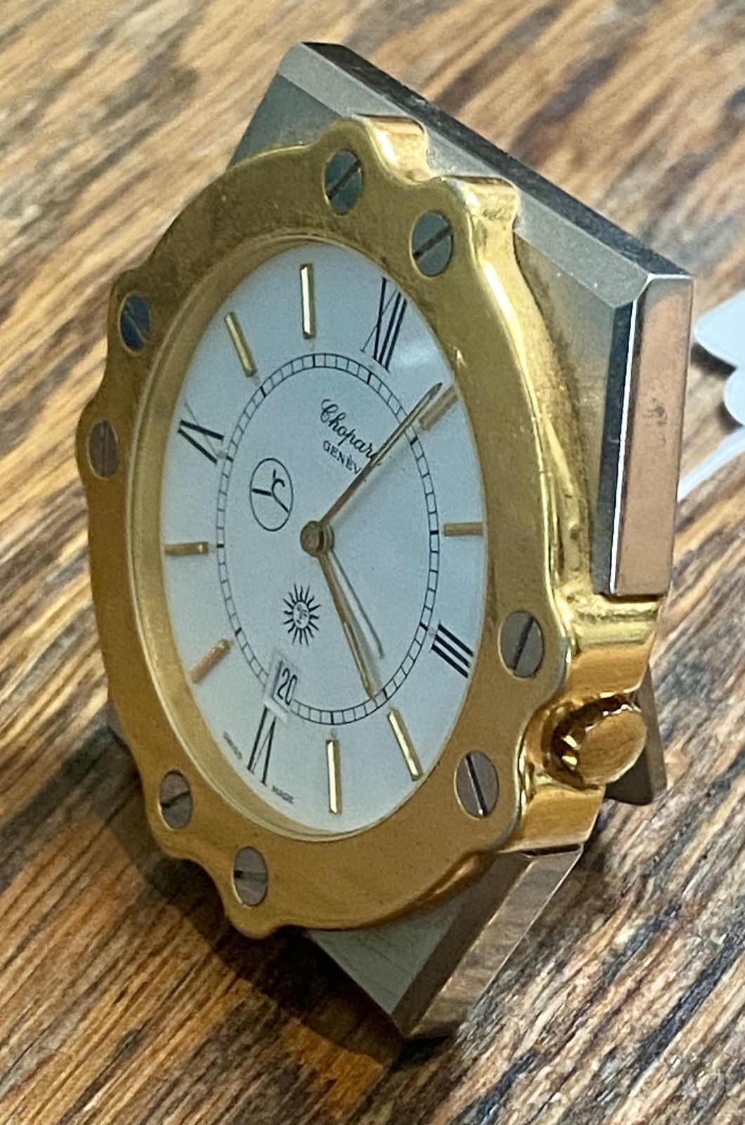 photo for sale Chopard St. Moritz Rare Chopard Alarm Desk Clock