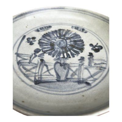 Chinese Ming Dynasty Blue And White Porcelain Plate photo Home Decor
