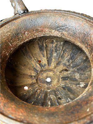 French Cast Iron Campana Urn By Alfred Corneau, 1800s photo vintage