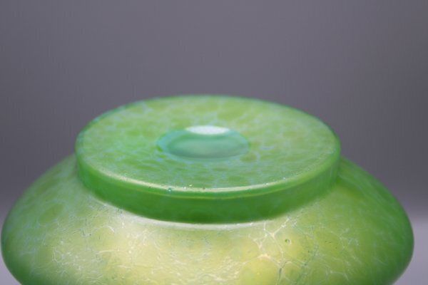 photo furniture Iridescent Green Glass Vase Attributed To Johann Loetz Witwe For Loetz Glass, 1890s