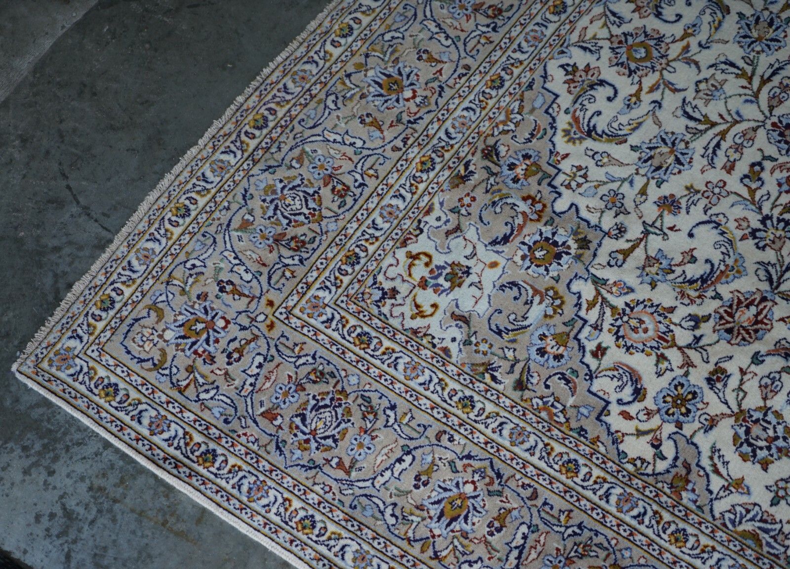 Fine French Vintage Cream Extra Large Rug Carpet 361cm X 263cm Must See Pictures photo Textiles