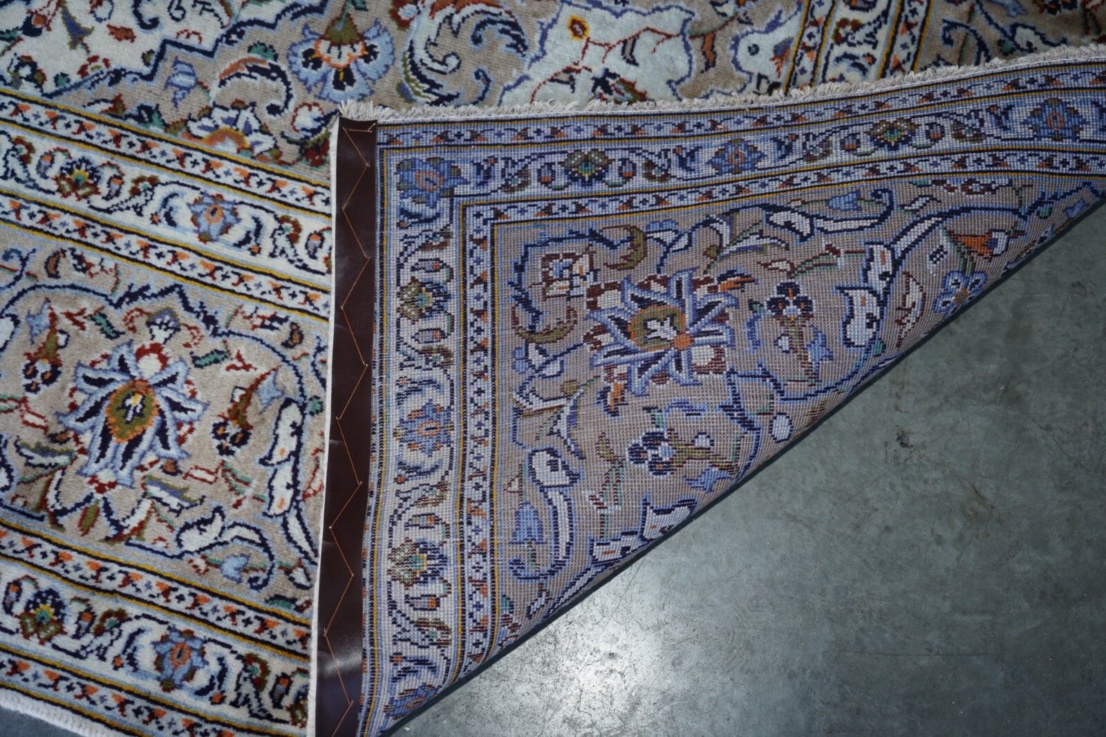 2850.0 Fine French Vintage Cream Extra Large Rug Carpet 361cm X 263cm Must See Pictures photo