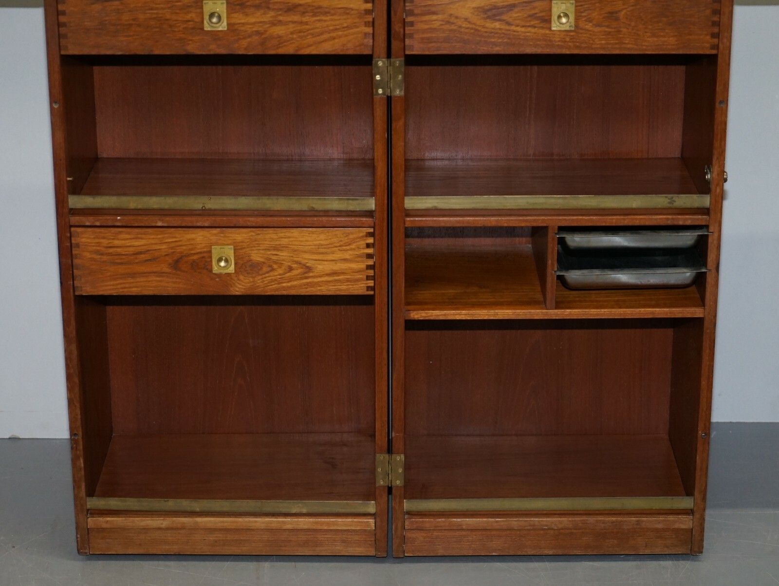 photo furniture Reno Wahl For Dyrlund Vintage Danish Teak Metamorphic Captains Campaign Bar