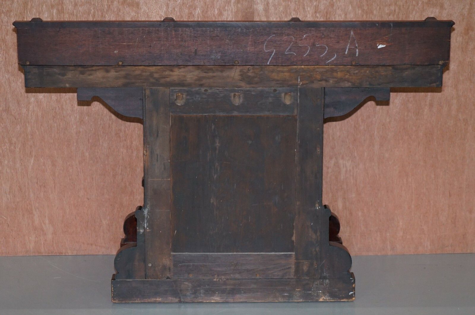 photo furniture William IV Circa 1830 Cuban Mahogany Ornately Cared Sideboard Wine Cellar
