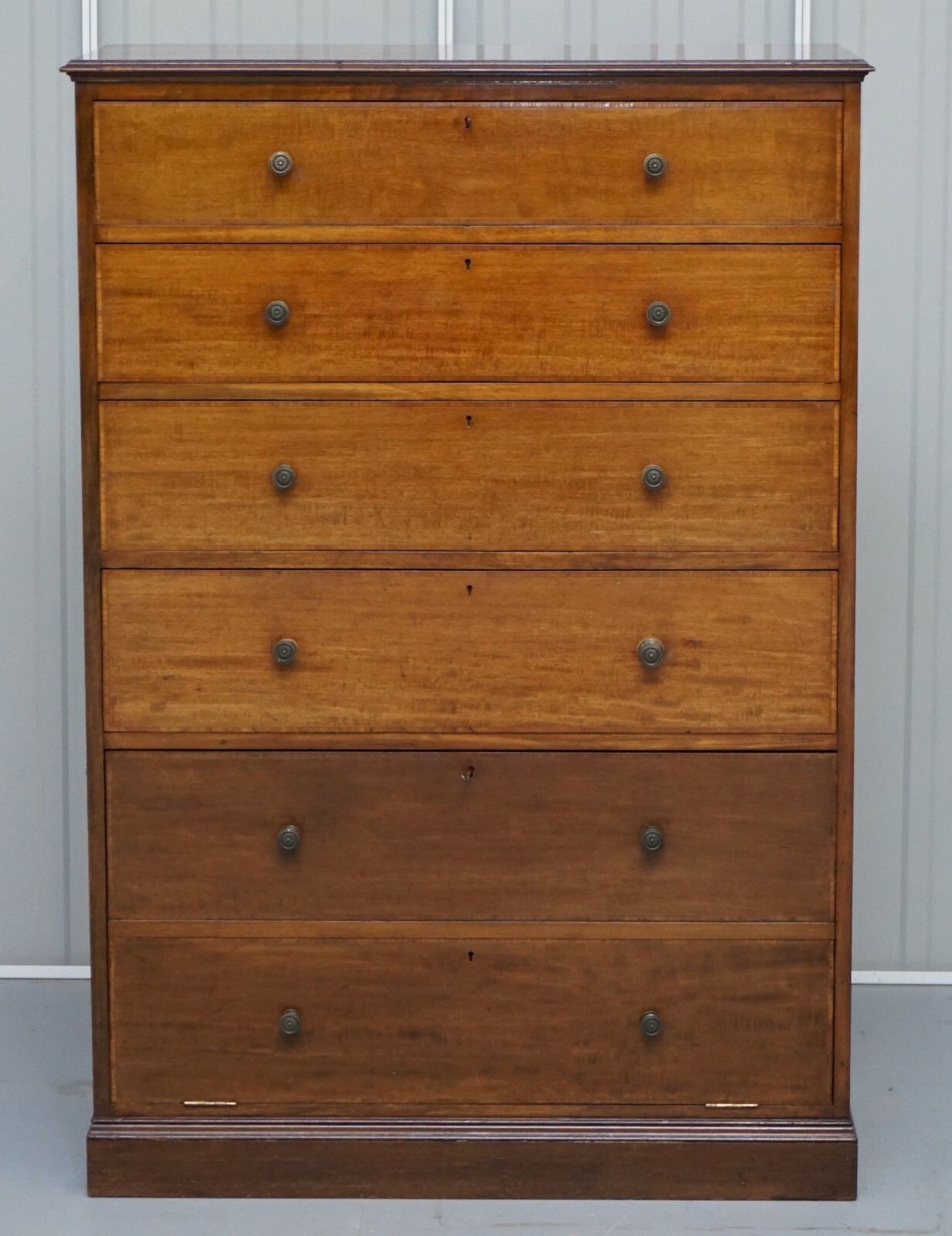 Very Rare Howard & Son's Victorian Chest Of Drawers Hidden Silver Wear Cupboard photo furniture