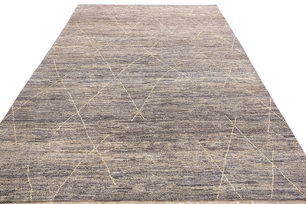 Moroccan Rug Hand Knotted Genuine Wool photo Textiles