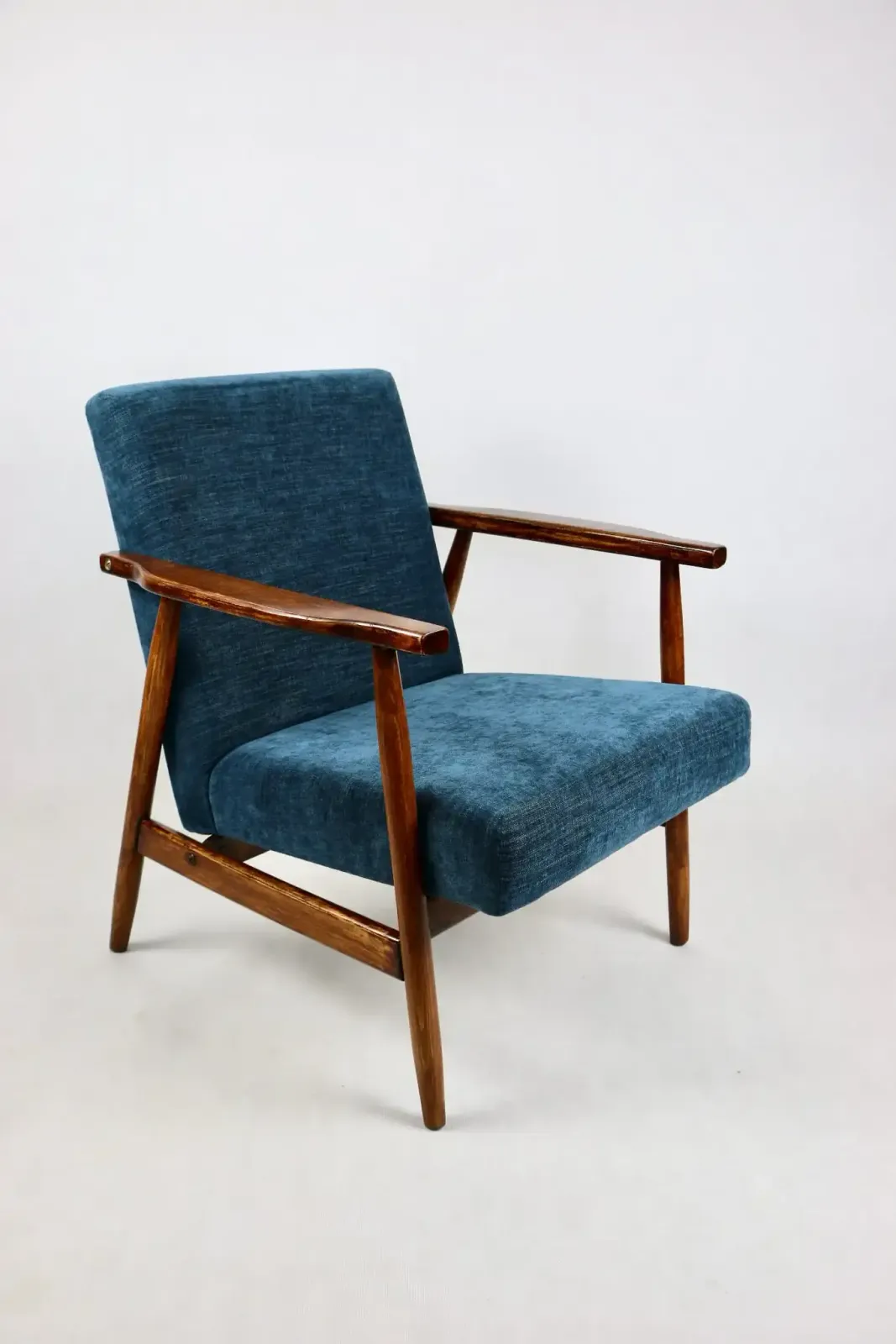 Furniture Vintage Armchair, 1970s Blue   Navy Blue Like Fox photo