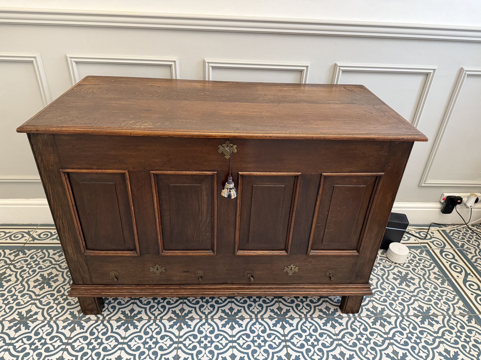 Antique Wooden Chest / Sideboard photo Furniture
