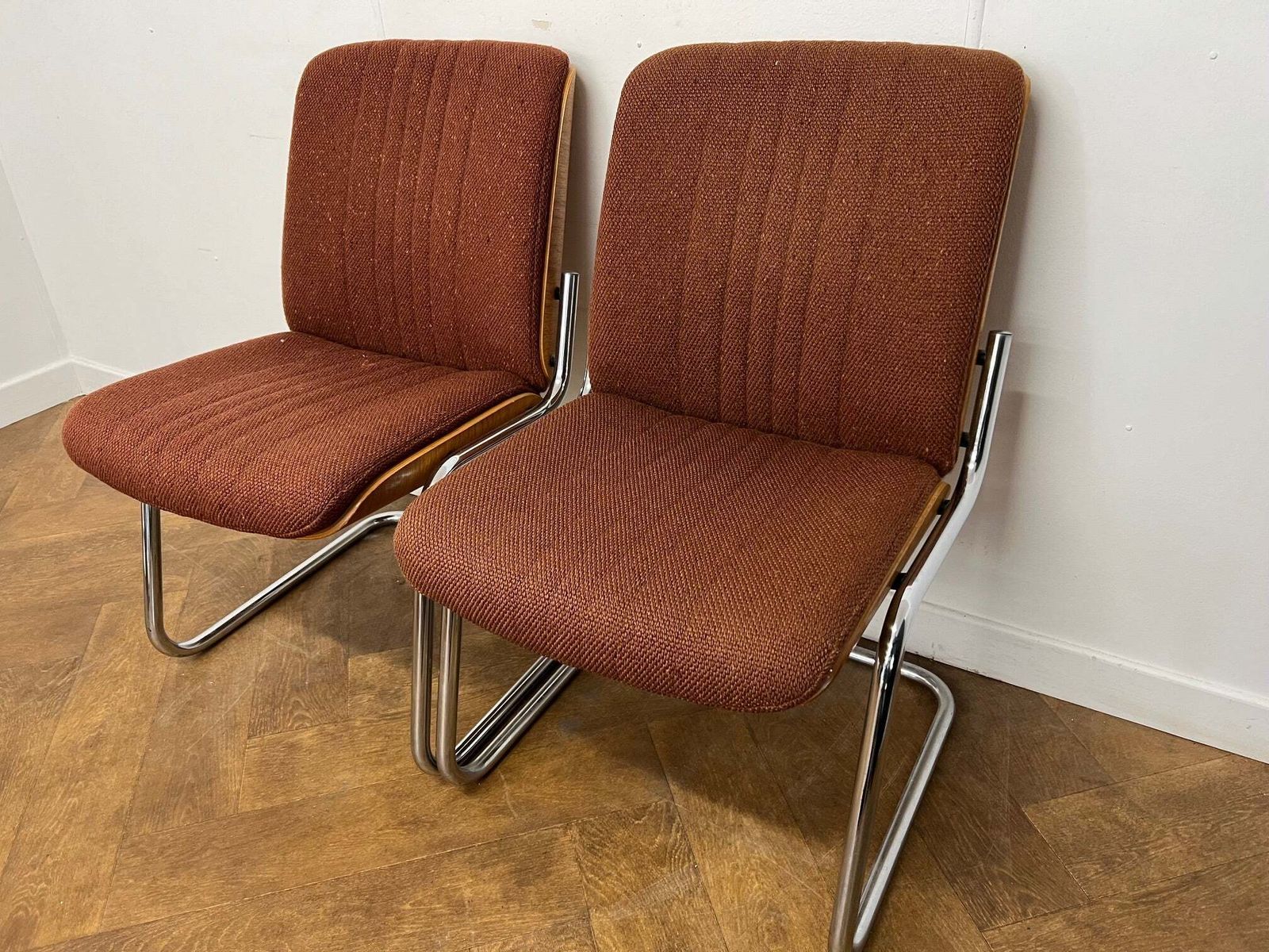 Vintage Gordon Russell Pair Of Side Chairs photo Furniture